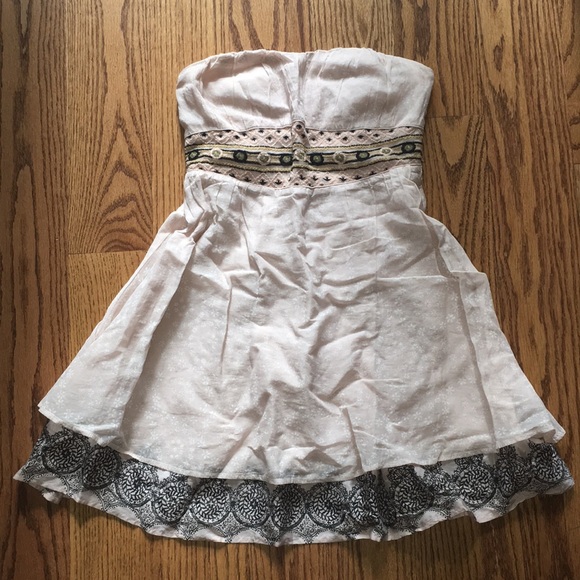 Free People Dresses & Skirts - Free people strapless dress babydoll